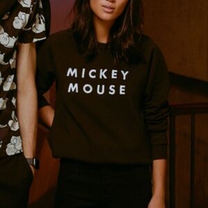 Frank and Oak x Disney -  Mickey Mouse Special Edition black  sweatshirt L